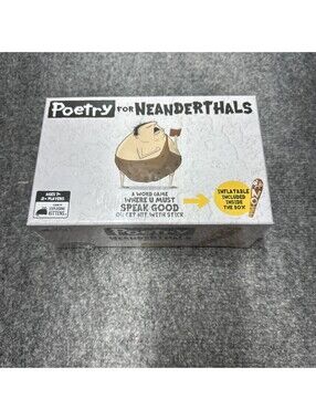 Exploding Kittens Poetry for Neanderthals Word Card Game